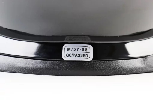 Шолом інтеграл, закритий BLD-M62 М (57-58см), ЧОРНИЙ глянець, FIX-360234