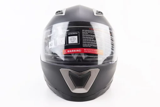 Шолом інтеграл, закритий BLD-M62 М (57-58см), ЧОРНИЙ матовий, FIX-360236