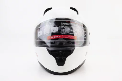 Шлем интеграл, закрытый (сертификация DOT)+откидные очки BLD-M67 М (57-58см), БЕЛЫЙ глянец, FIX-360280