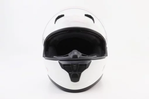 Шлем интеграл, закрытый (сертификация DOT)+откидные очки BLD-M67 М (57-58см), БЕЛЫЙ глянец, FIX-360280