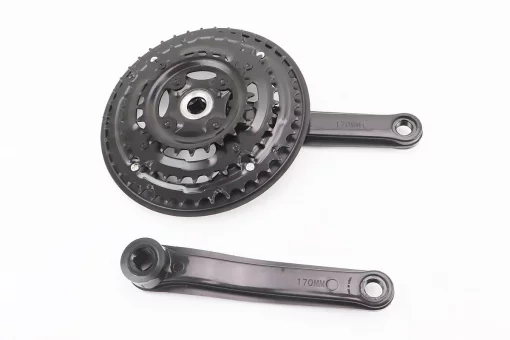 Шатуни "квадрат" 170мм, 42.34.24T MTB, чорні BL 05 (можливі потертості), FIX-412048