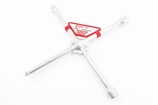 Ключ балонний хрестовий посилений 17х19х21х1/2" 406х16мм HT-1603, FIX-702166