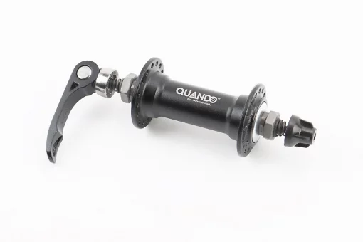 Втулка передняя MTB алюминиевая 14Gx32H, V-brake, крепл. эксцентрик, чёрная KT-A15F, FIX-412070