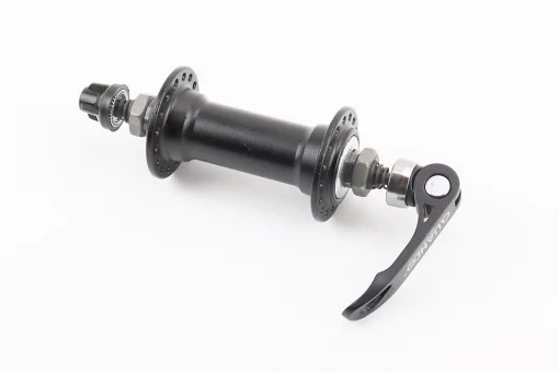 Втулка передняя MTB алюминиевая 14Gx32H, V-brake, крепл. эксцентрик, чёрная KT-A15F, FIX-412070