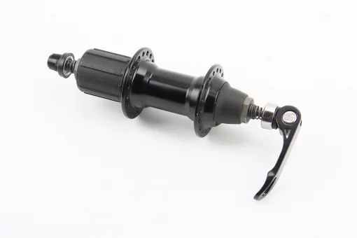 Втулка задняя MTB алюминиевая 14Gx36H под кассету 8-10зв, V-brake, крепл. эксцентрик, чёрная KT-AR8R, FIX-412071