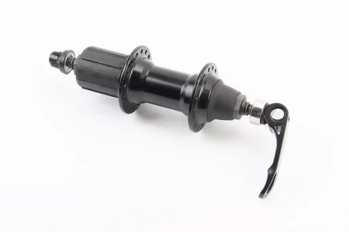 Втулка задняя MTB алюминиевая 14Gx32H под кассету 8-10зв, V-brake, крепл. эксцентрик, чёрная KT-AR8R, FIX-412072