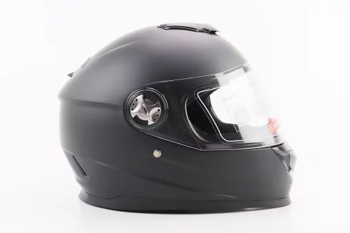 Шлем интеграл, закрытый BLD-М65 L (59-60см), ЧЕРНЫЙ матовый, FIX-360409