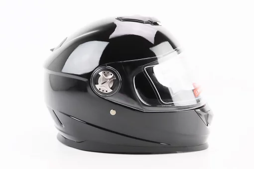 Шлем интеграл, закрытый BLD-М65 L (59-60см), ЧЕРНЫЙ глянец, FIX-360411