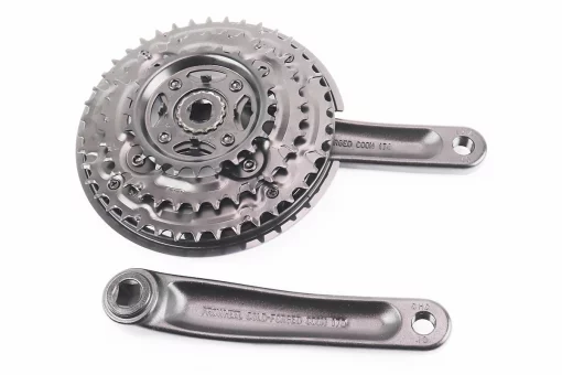 Шатуни "квадрат" 170мм, 42.34.24T MTB, алюмінієві, чорні TA-CN68, FIX-406270