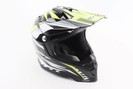 Шолом кросовий/ендуро/АТV BLD-819-7 L (59-60см), ЧОРНИЙ/НЕОНОВО-ЖОВТИЙ, FIX-360418