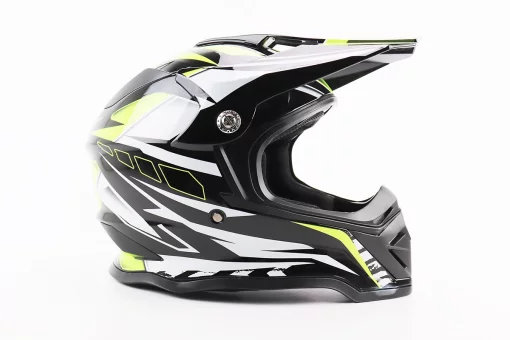 Шолом кросовий/ендуро/АТV BLD-819-7 L (59-60см), ЧОРНИЙ/НЕОНОВО-ЖОВТИЙ, FIX-360418