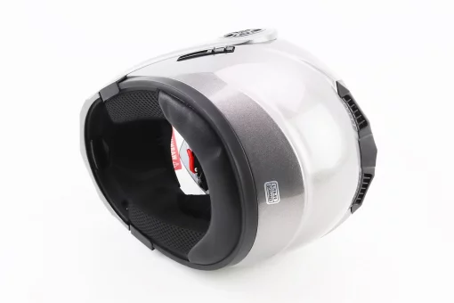 Шлем модуляр, закрытый с откидным подбородком+откидные очки BLD-159 L (59-60см), СЕРЫЙ глянец, FIX-360424