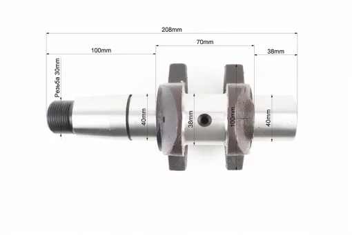 Коленвал D-38mm, FIX-606064
