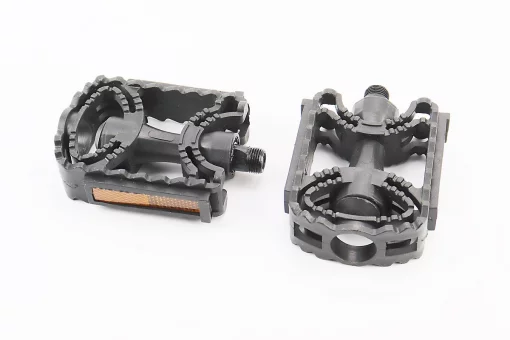 Педали MTB 9/16" (113x77x27mm) пластиковые, чёрные PD-17, FIX-412101