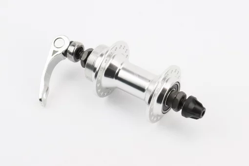 Втулка передняя MTB алюминиевая 14Gx36H, Disk-brake (резьба), 2 пром-подшипники 6200 2RS, крепл. эксцентрик, FIX-412116