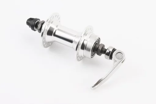 Втулка передняя MTB алюминиевая 14Gx36H, Disk-brake (резьба), 2 пром-подшипники 6200 2RS, крепл. эксцентрик, FIX-412116