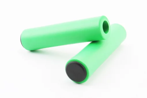 Ручки керма 130мм, пінорезинові, салатові, FIX-412137