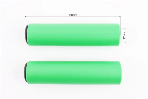 Ручки керма 130мм, пінорезинові, салатові, FIX-412137