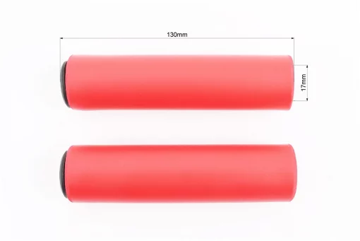 Ручки керма 130мм, пінорезинові, червоні, FIX-412139