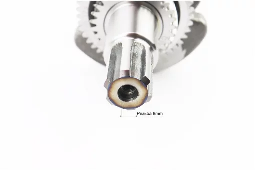 Коленвал под шлиц D-25mm в сборе 173F/177F Тип 1, FIX-607009