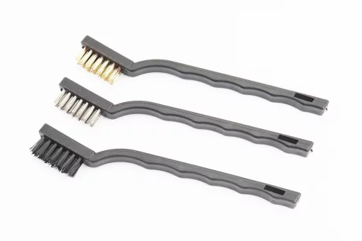 Щетки металлические малые с пластиковой ручкой, к-кт 3шт, FIX-999619