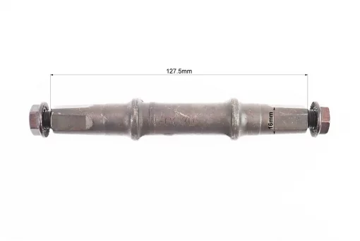 Вал каретки MTB "квадрат" 127,5мм, под гайку, 3U, FIX-412160