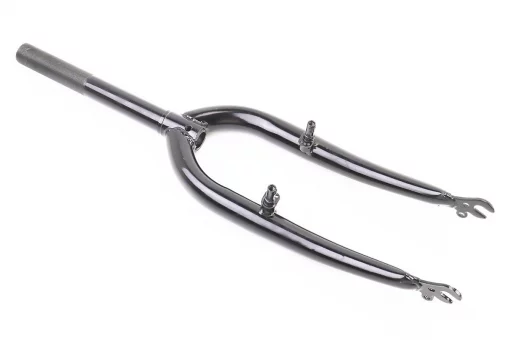 Вилка 20" с резьбой 1" (25,4мм), шток 200мм, V-brake, чёрная, FIX-406430