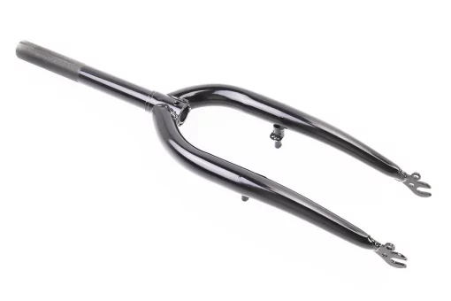 Вилка 20" с резьбой 1" (25,4мм), шток 200мм, V-brake, чёрная, FIX-406430