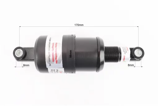 Амортизатор закрытый 170мм регулируемый, чёрный, FIX-412165