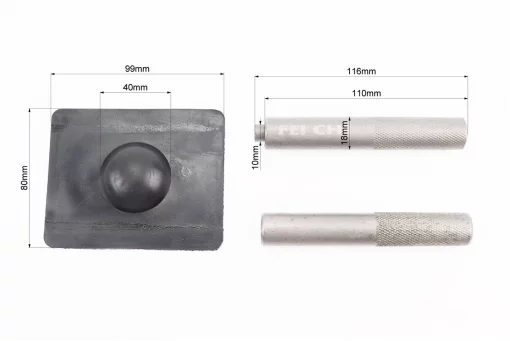 Съемник-рассухариватель клапанов, набор, FIX-999641