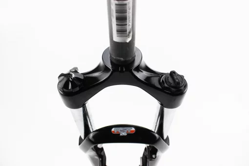 Вилка 26" амортизаційна, без різьби 1-1/8" (28,6мм), шток 260мм, з ходом 100мм, V/Disk-brake, пружинно-оливна, Lockout, чорна