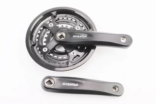 Шатуни "квадрат" 152мм, 42.34.24Т MTB, алюмінієві, чорні T312 CW14-XCE (можливий нетоварний вигляд), FIX-406509