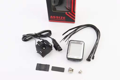 Велокомпьютер 11-функций, проводной, чёрно-серый AS-700 (без батареек), FIX-414007