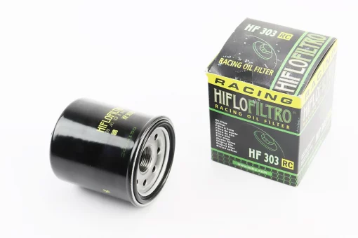 Фильтр масляный HF303RC (65x83мм) Honda CB400/CB500/CB600/CB750/CB1000, Kawasaki EX300/ZX400/ZX600/EX650, ATV Polaris 300/400/500,