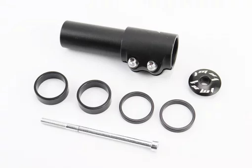 Подовжувач штока вилки 1 1/8&rdquo; (28.6 мм)х117мм, алюмінієвий, чорний HR-117, FIX-406515