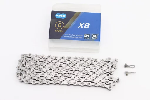 Ланцюг приводний 1/2х3/32х116L 6/7/8 швидкостей, сріблястий X8 EPT, FIX-406552