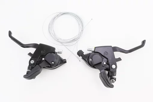 Переключатели (моноблок) 3x7 скоростей, чёрные SL-KD-80, FIX-406583