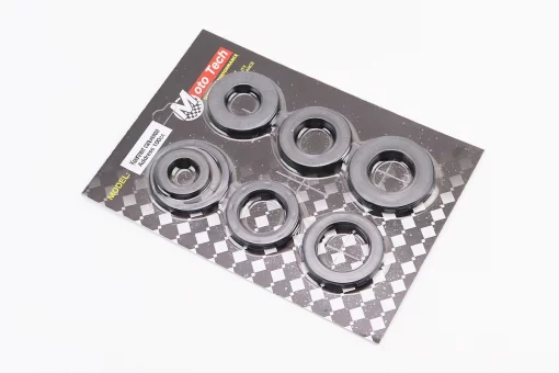 Сальники к-кт 7шт (17x27x6; 20x38x5; 22x38x6; 24x43x6; 25x37x6; 27x40x6; 34x41x4) двигателя, Suzuki AD100, FIX-363021