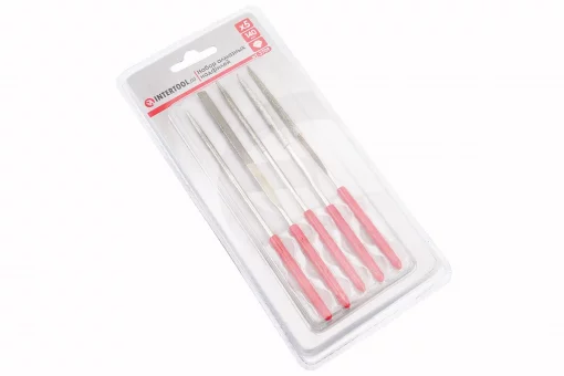 Набір алмазних надфілів 5шт, 140мм HT-3709, FIX-702271