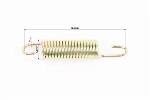Пружина подножки центральной (&asymp;L73мм, D14мм, 18 витков) "слабее", FIX-999685