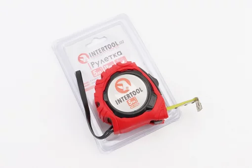 Рулетка з фіксатором 5мx19 мм "Магніт" MT-0505, FIX-702279