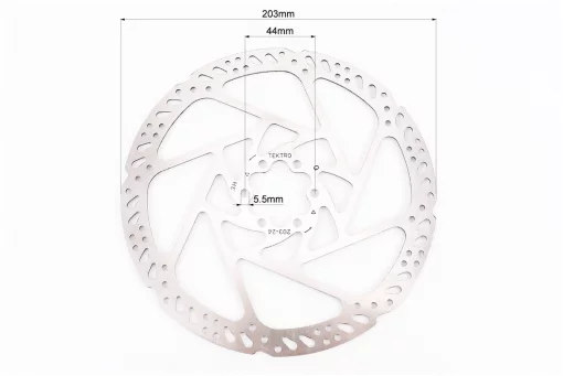 Гальмівний диск 203мм, кріпл. 6 болтів, TR203-24, FIX-406659