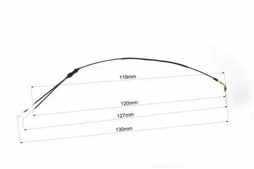 ZS200GS Трос газа (двойной) (трос 130/127см; кожух 120/119см), FIX-501064