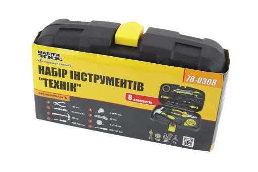 Набор инструмента 8 предметов "Техник" 78-0308, FIX-702305