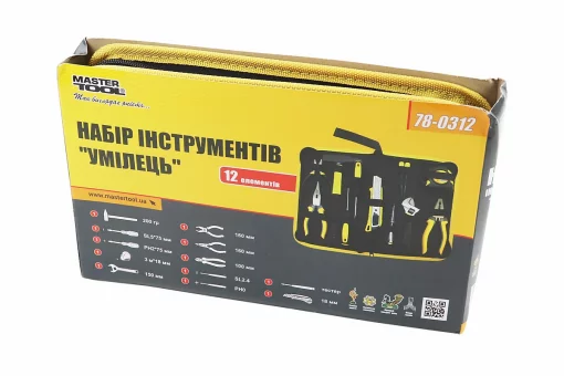 Набор инструмента 12 предметов "Умелец" 78-0312, FIX-702306