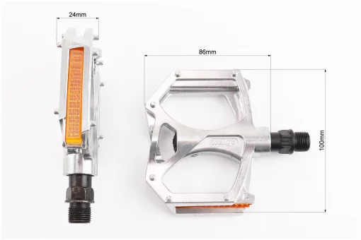 Педалі MTB широкі 9/16" (100x100x23mm) алюмінієві, M195DU, FIX-406672