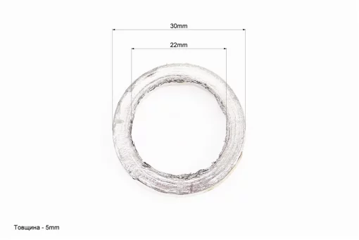 Прокладка глушителя круглая (под гол. цилиндра) "асбест" 22x30mm, FIX-999699