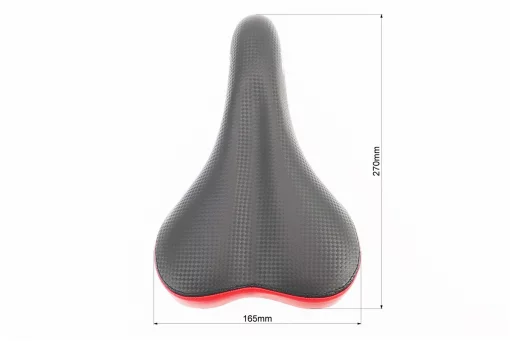 Сидіння MTB, чорно-червоне GS-589, FIX-406741