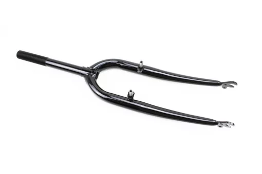 Вилка 24" з різьбою 1" (25,4мм), шток 200мм, V-brake, чорна (можливі подряпини, дефекти фарбування), FIX-406743