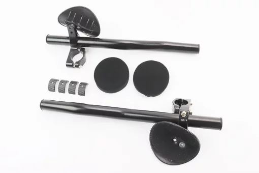 Кермо лежак 22,2/25,4/31,8x340мм, регульований, алюмінієвий, чорний, FIX-406745